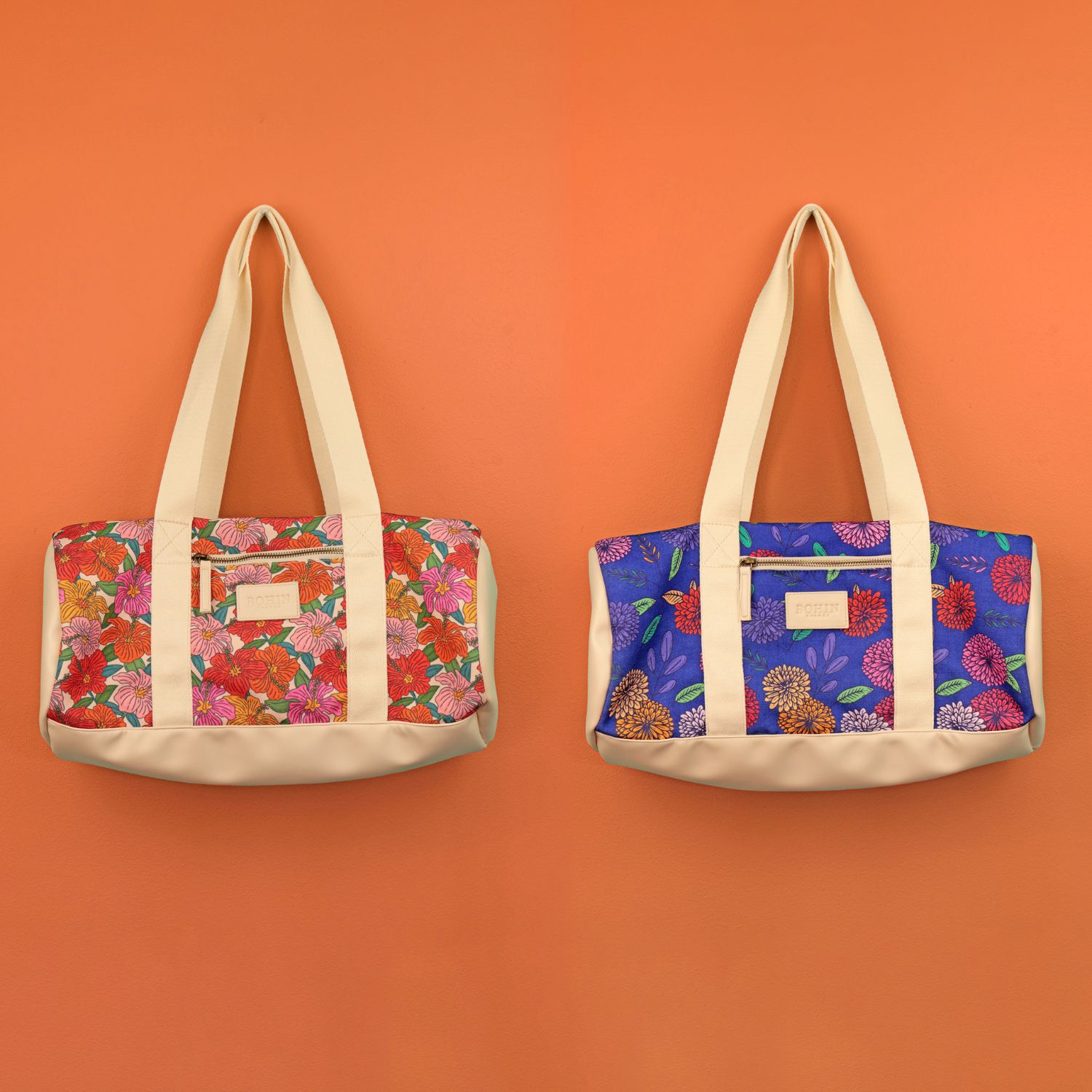 Sac 3-en-1 - Collection Blossom - 2 couleurs - 45 x 22 cm