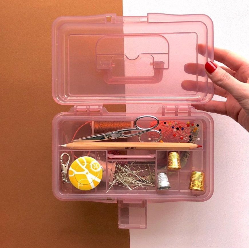 Sewing storage box - Small model - L20 x W10 x H11 cm
