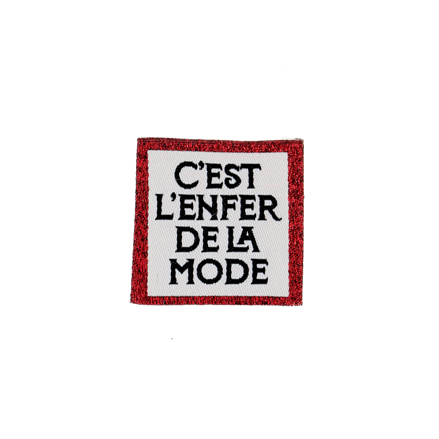 Étiquettes à coudre - Blister x 4