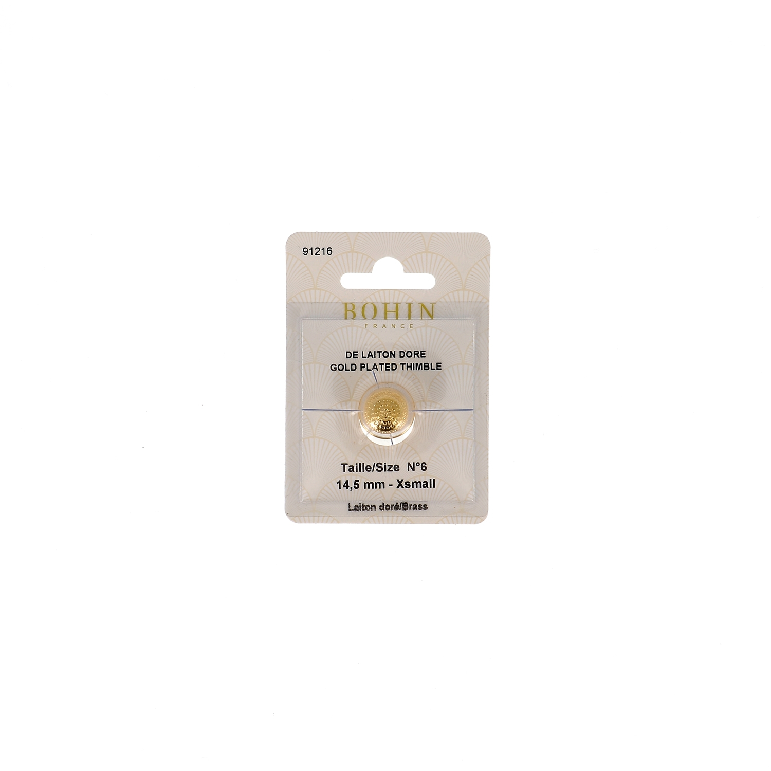 Gold plated thimbles 