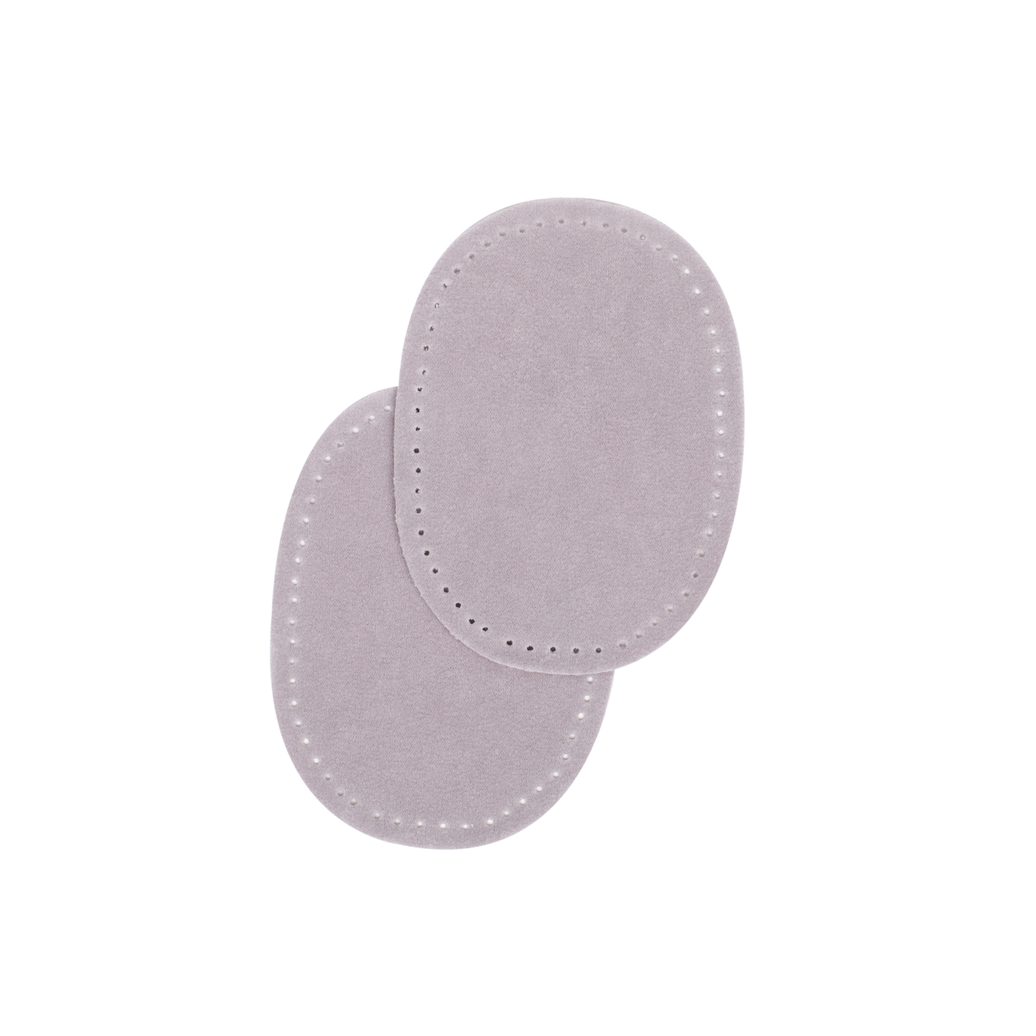 Sew-on suede oval repair patches