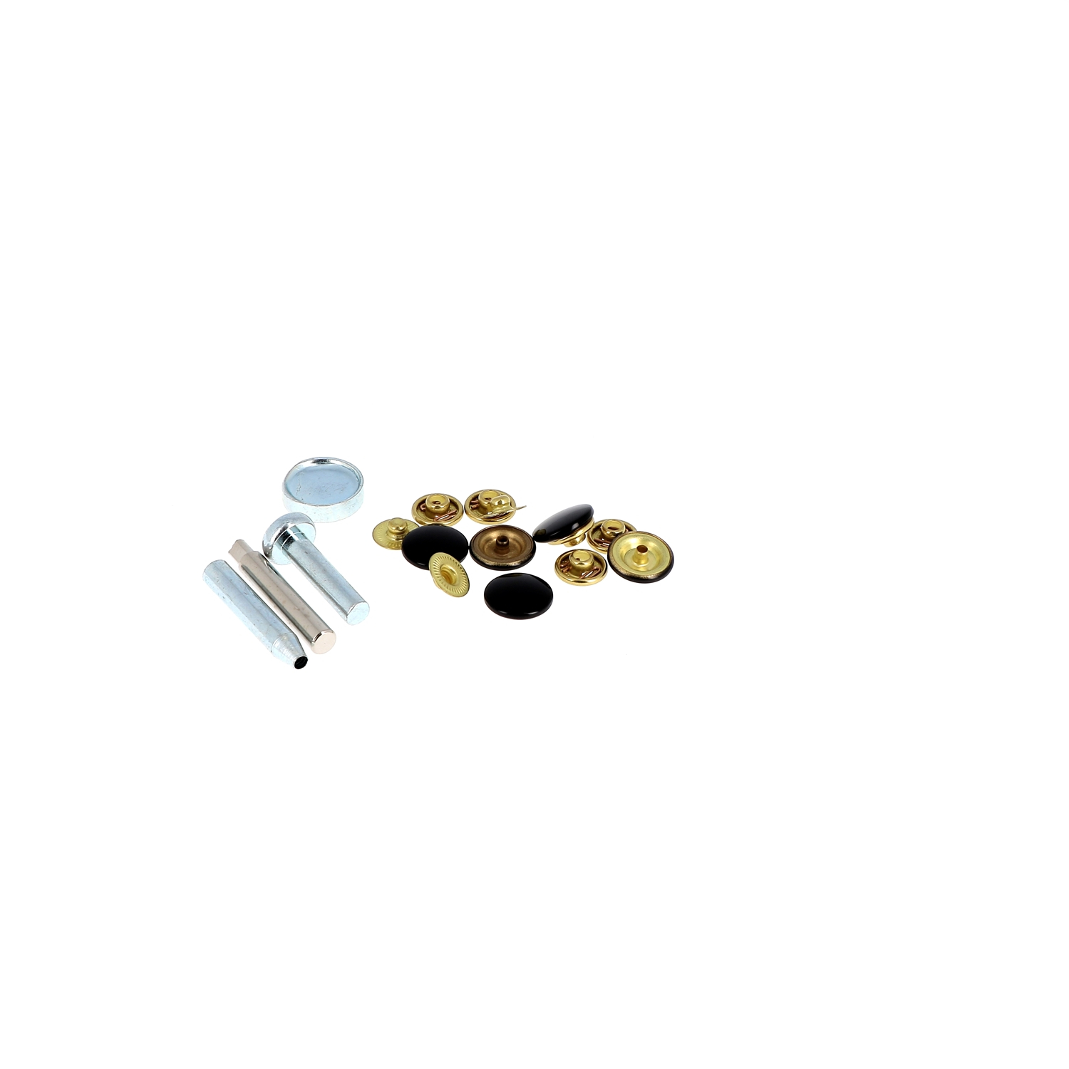 Non-sew fasteners for heavy fabrics