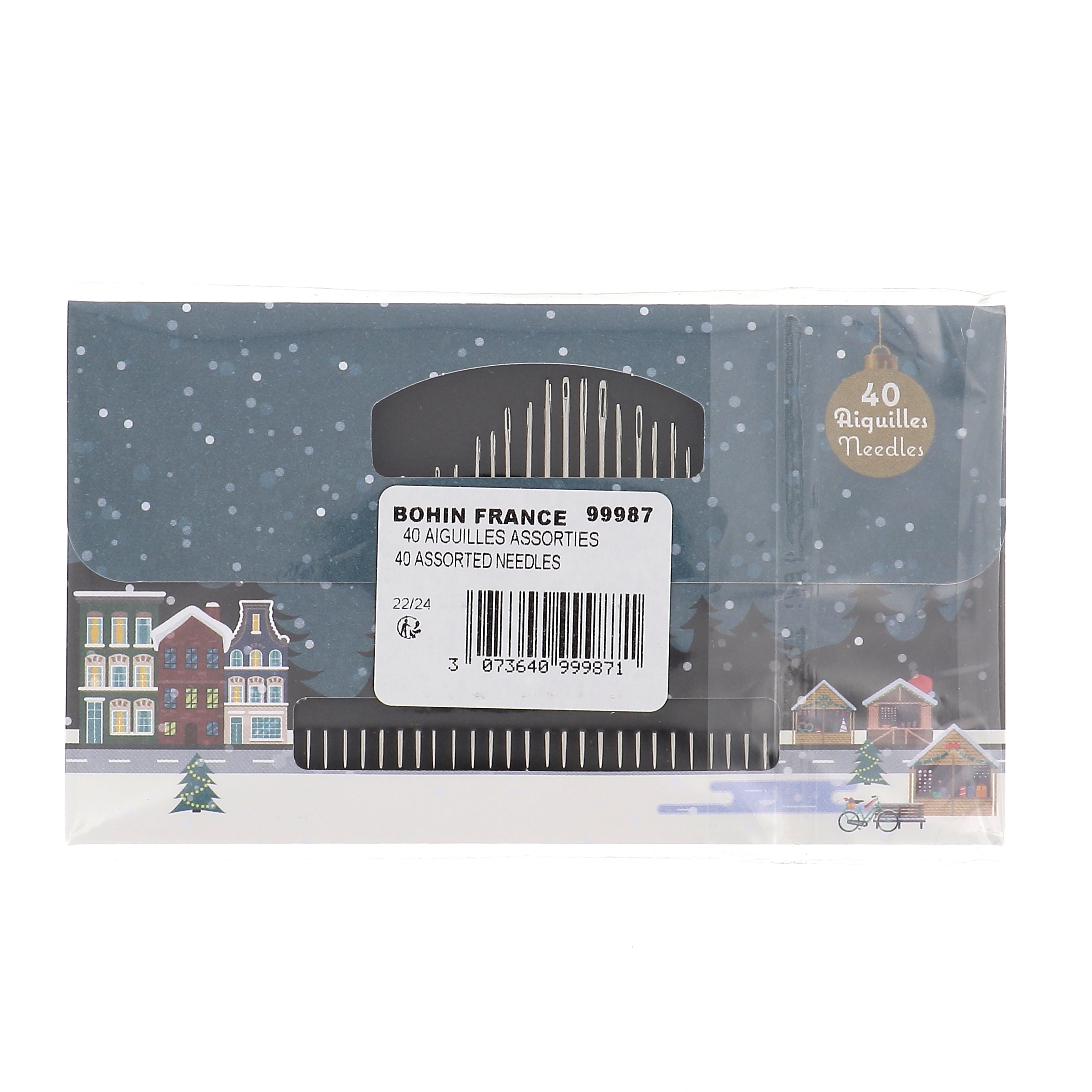 Carnet 40 aiguilles "Féérie de Noel"