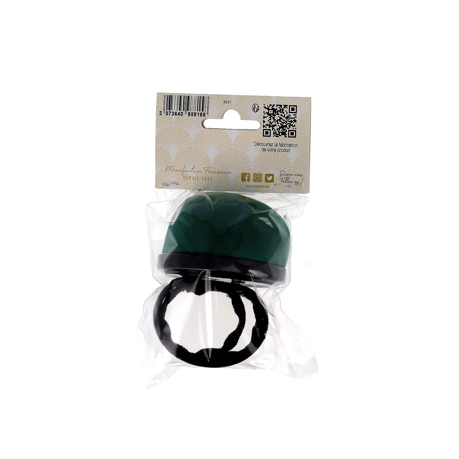 Bracelet ajustable pelote velours