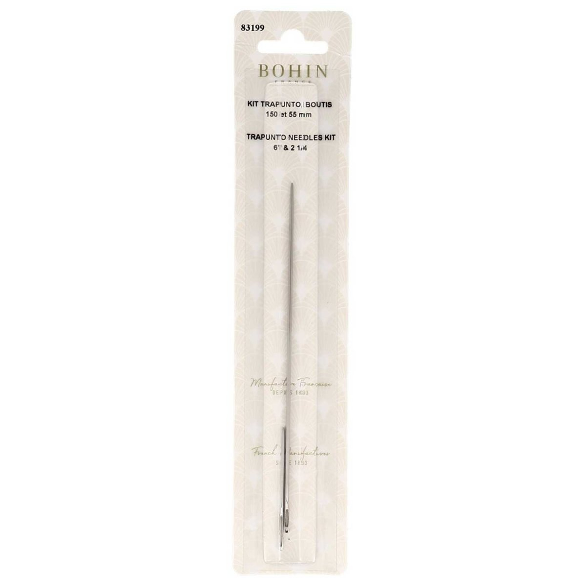 Trapunto & boutis needle