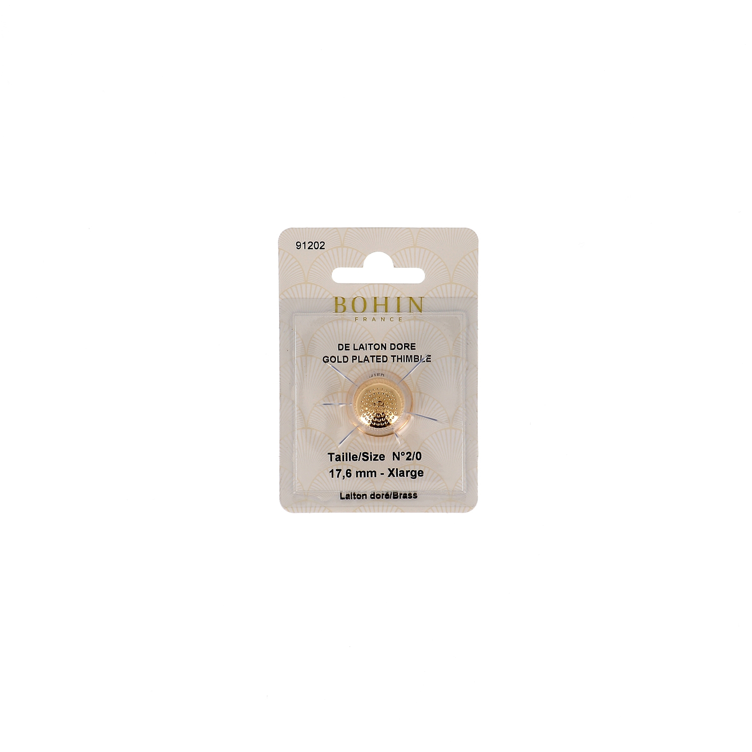 Gold plated thimbles 