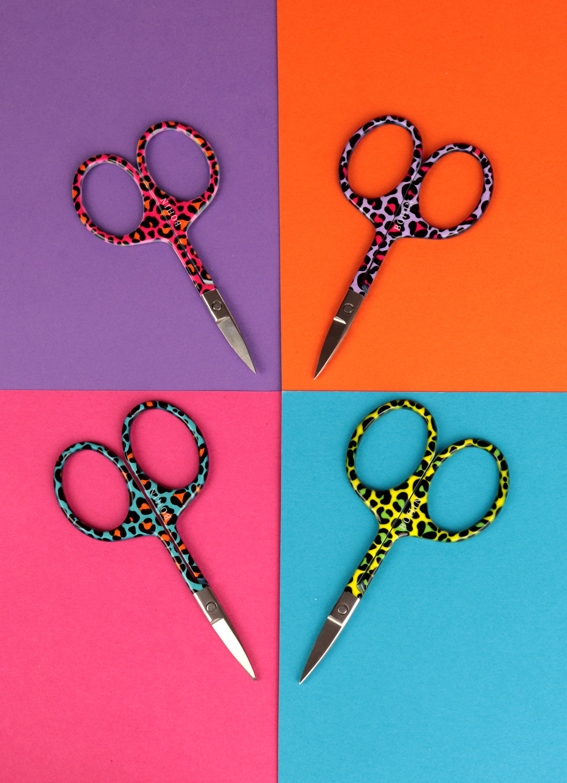 Ciseaux fantaisie Pop Léopard - Présentoir x12