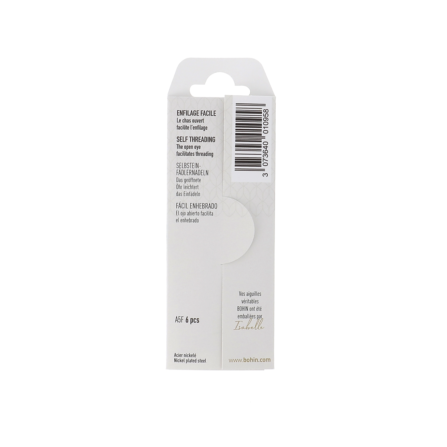 Self easy threading needles