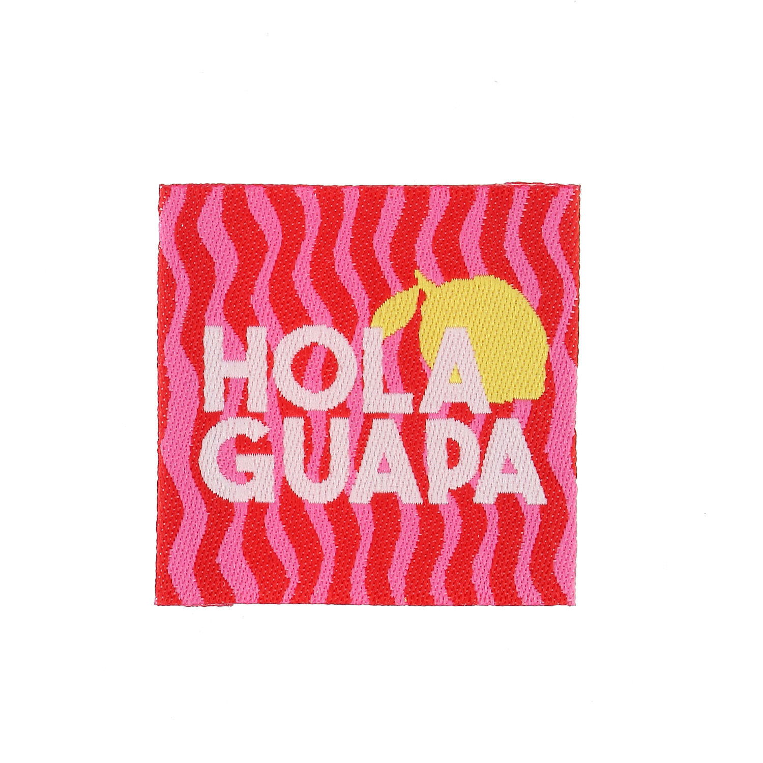Étiquette à coudre - Hola Guapa - Blister de 4 étiquettes