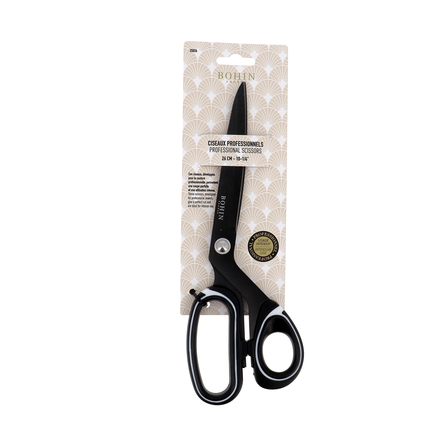 SCISSOR "PROFESSIONAL" - Titanium 21cm-8 1/4" Tied Card