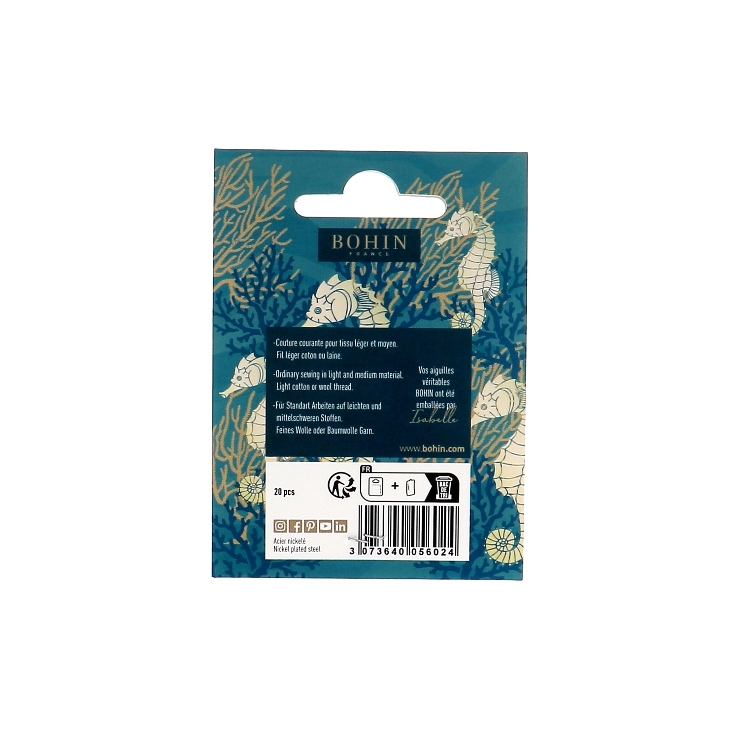 Darner needles book X 20 - "Marine collection"