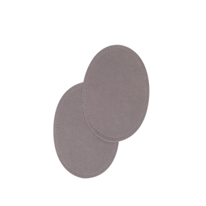 Suede iron on oval repair patches - 4" x 5 1/2"