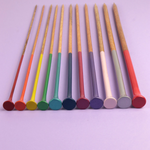 Knitting needles - Mango wood - 15 3/4"