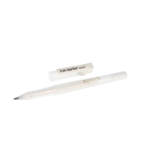 Stylo pour tissu effaçable au fer - Blanc
