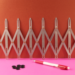 Jauge boutonnière extensible
