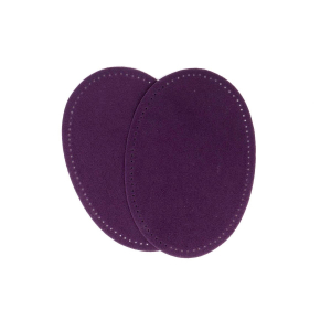 Suede iron on oval repair patches - 4" x 5 1/2"