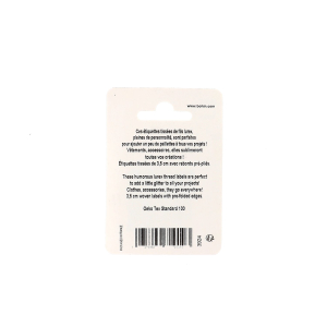 Étiquettes à coudre - Blister x 4