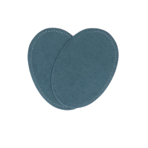 Suede iron on oval repair patches - 4" x 5 1/2"