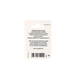 Étiquettes à coudre - Blister x 4