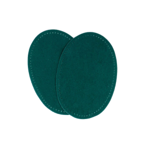 Suede iron on oval repair patches - 4" x 5 1/2"