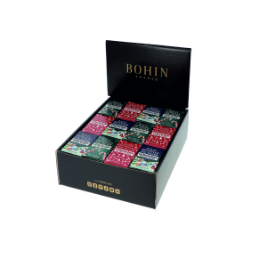 Épingles "Couturex" extra-fines - 200 pièces EC4 N°4 - 30 mm - ø 0,60 mm - Noël - Présentoir de 36