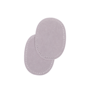 Sew-on suede oval repair patches