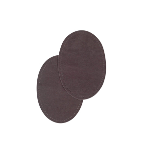Suede iron on oval repair patches - 4" x 5 1/2"