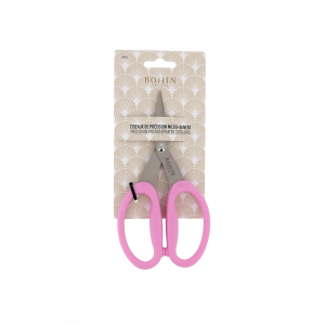 Ciseaux de précision micro-dentés – Grands anneaux souples - 2 couleurs - 17,5 x 9 cm