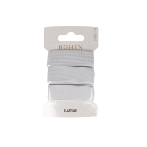 Soft woven all-purpose garment elastic - White - 20 mm x 0,80 m