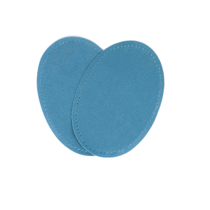 Suede iron on oval repair patches - 4" x 5 1/2"