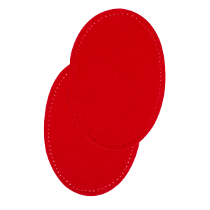 Suede iron on oval repair patches - 4" x 5 1/2"