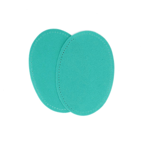 Suede iron on oval repair patches - 4" x 5 1/2"