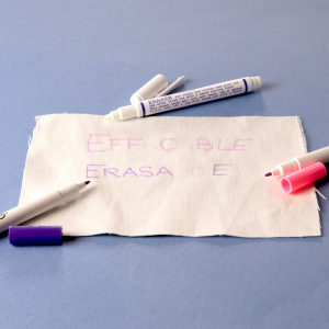 Effaceur pour feutres rose et violet