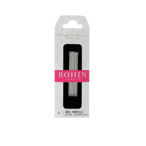 Basting - pleating (milliners)