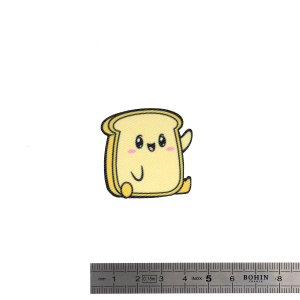 IRON-ON-PATCHES "MINIPATCHI" REFILL (x5)-TOAST