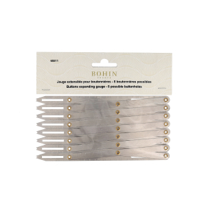 Jauge boutonnière extensible
