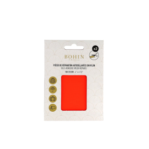 Nylons autocollants - 10 x 12 cm - 100% Polyamide - 24 couleurs - Blister x2