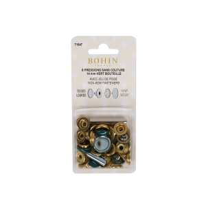Non-sew fasteners for heavy fabrics