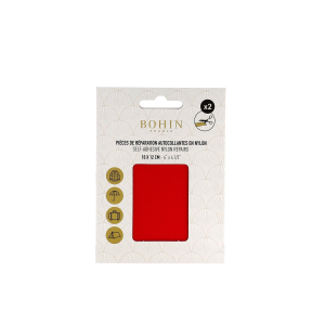 Nylons autocollants - 10 x 12 cm - 100% Polyamide - 24 couleurs - Blister x2