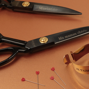 Personnalized professional tailoring scissors