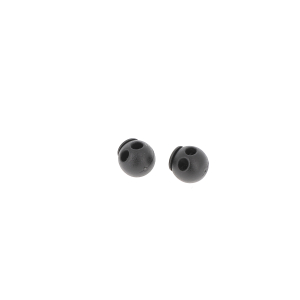 ARRETS DE CORDON 2 trous 18x19mm NOIR blister x2