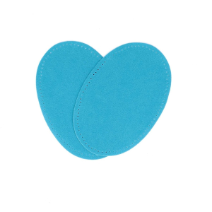 Suede iron on oval repair patches - 4" x 5 1/2"
