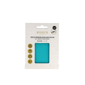 Nylons autocollants - 10 x 12 cm - 100% Polyamide - 24 couleurs - Blister x2