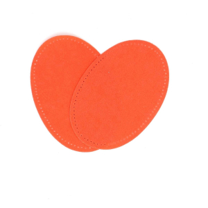 Suede iron on oval repair patches - 4" x 5 1/2"