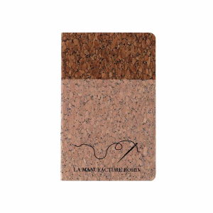 Cork notebook. Blue