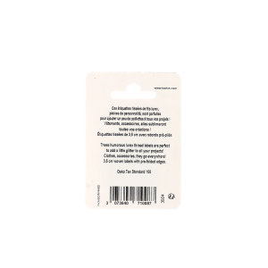 Étiquettes à coudre - Blister x 4