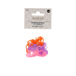 Marqueurs de mailles - Assortiment de 3 couleurs - 30 par paquet