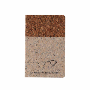 Cork notebook. Blue