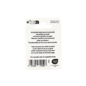 Étiquette à coudre - Hola Guapa - Blister de 4 étiquettes