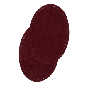 Suede iron on oval repair patches - 4" x 5 1/2"